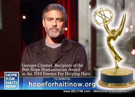 Georges Clooney Awarded Emmy Award For Helping Haiti