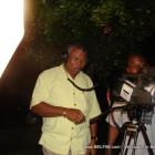 Director Saintanor With Supporting Actor Dessalines On A Outside Scene