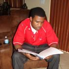 Lead Actor Richer Reading His Lines