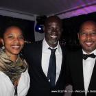 Gessica Geneus, Djimon Hounsou and Raoul Peck at Cannes Film Festival