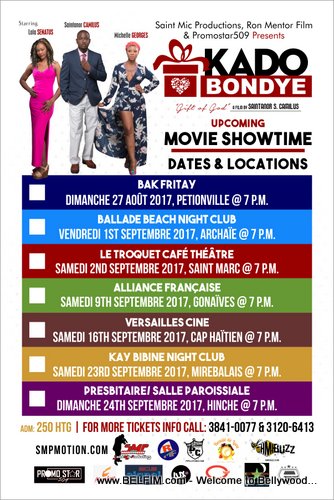 Kado Bondye Movie Showtime - Dates and Locations