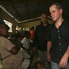 Matt Damon in Haiti