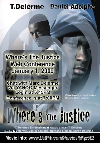 Where's The Justice Premiere Poster