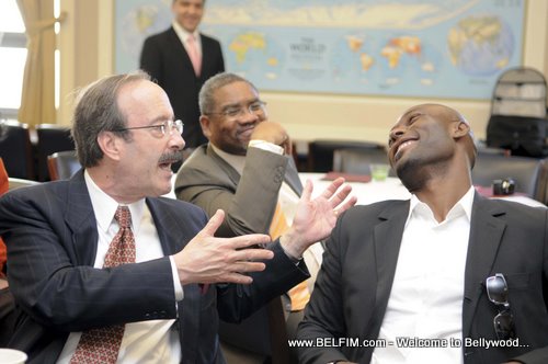 US Rep. Engel With Jimmy Jean-Louis