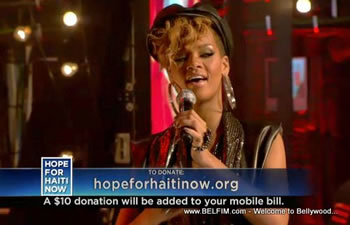 Rihanna - Hope For Haiti Now Telethon