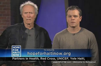 Clint Eastwood, Matt Damon, Hope For Haiti Now Telethon