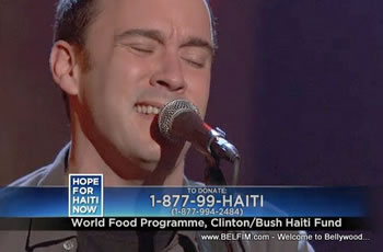 Dave Matthews - Hope For Haiti Now Telethon