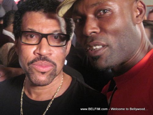 Lionel Richie and Jimmy Jean Louis